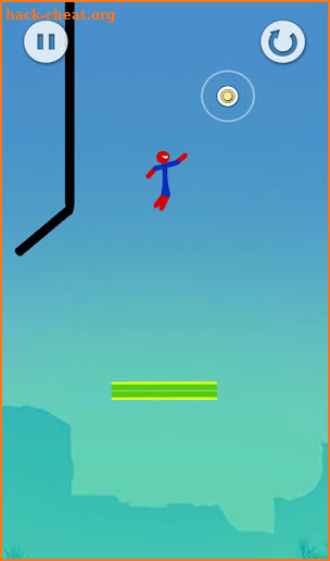 Super Hero Flip: Spider Stickman Hook screenshot