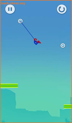 Super Hero Flip: Spider Stickman Hook screenshot