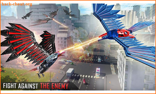 Super Hero Flying Captain Robot American City War screenshot