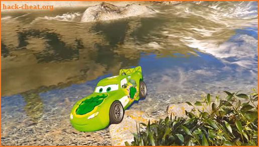 Super Hero Lightning Car Extreme Stunts Top Racing screenshot