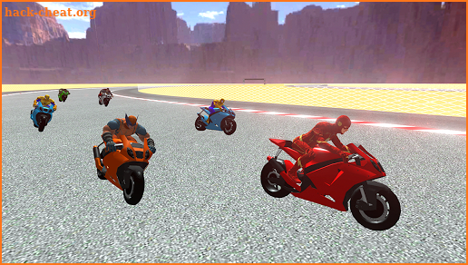 Super Hero Moto Highway Bike Racer Games screenshot