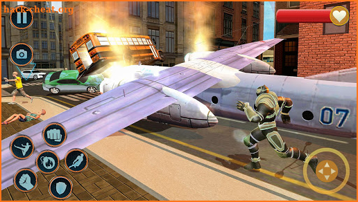 Super Hero Panther Robot Crime City Rescue Mission screenshot