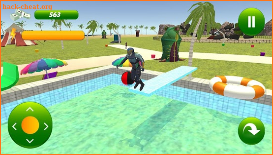super hero water slide uphill rush screenshot