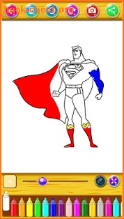 Super Heroes Coloring Book screenshot