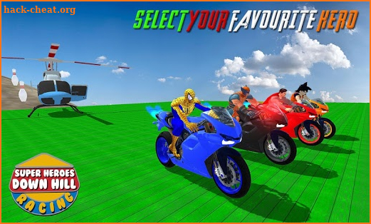 Super Heroes Downhill Racing screenshot