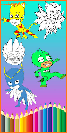 Super Heroes Masks Coloring Book screenshot