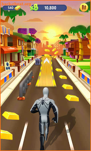 Super Heroes Running : Subway Spider Runner screenshot