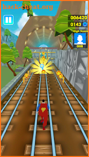 Super Heroes Subway Surf 3D screenshot