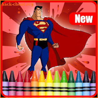 Super Heros Coloring book: all screenshot