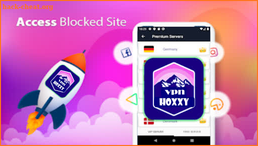 Super Hooxy VPN Hotspot Unblock Proxy Master Speed screenshot