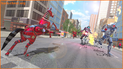 Super Horse Robot Transform: Flying Helicopter screenshot