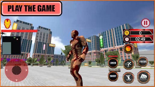 Super Iron Fly Hero Fight screenshot