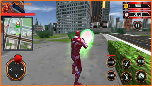 Super Iron Gangstar Hero Vegas Fighting Crime screenshot