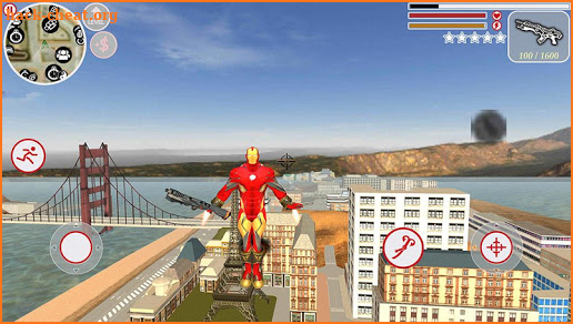 Super Iron Rope Hero - Fighting Gangstar Crime screenshot