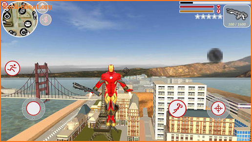 Super Iron Rope Hero Gangstar screenshot