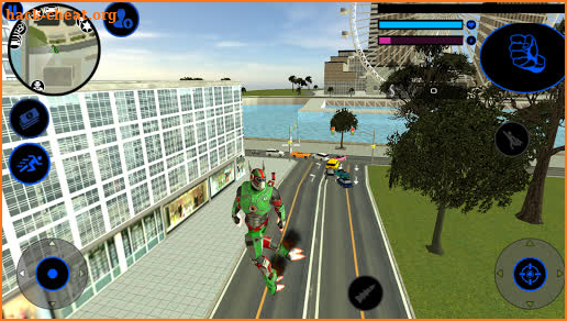 super iron Rope hero Gangstar Crime screenshot