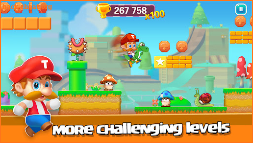 Super Jake Jump - Jungle Game screenshot