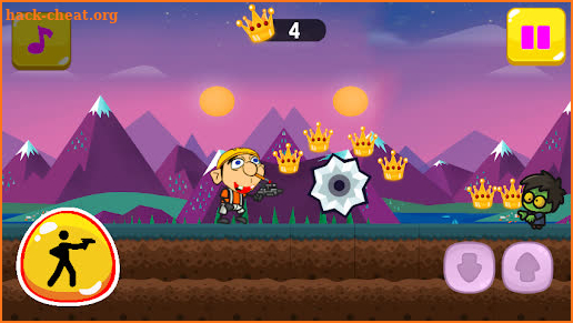 Super Jeffy Run shooterJungle game screenshot