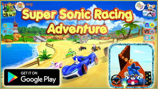 Super kart Smash racing screenshot
