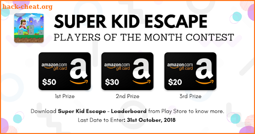 Super Kid Escape - Leaderboard screenshot