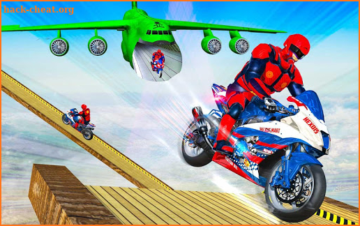 Super Light Speed Robot Bike Stunts screenshot