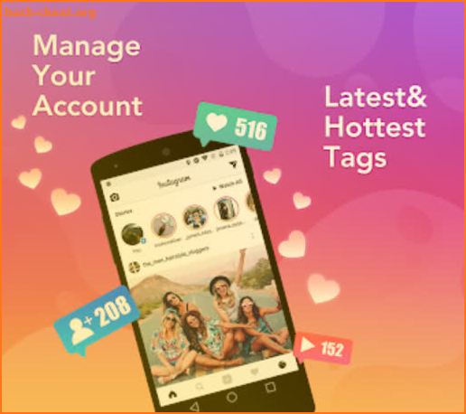 Super Likes: Followers For Instagram + Tag Caption screenshot