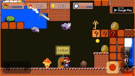 Super Mari World - Classic Game screenshot