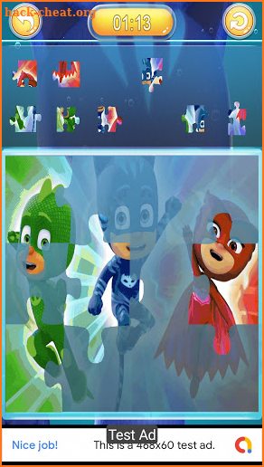 Super Masks Hero Jigsaw Puzzle Game screenshot