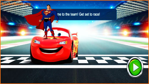Super Mcqueen hero car - Lightning racing screenshot