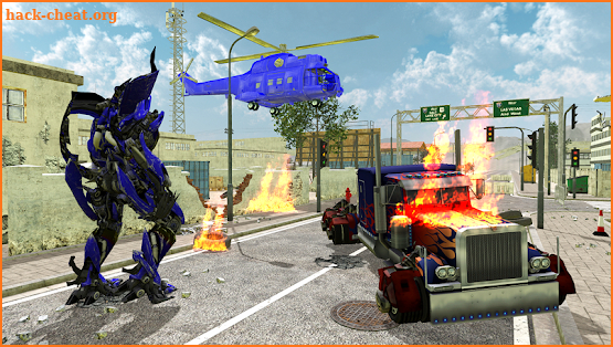 Super Mech Robots War: Laser Car Muscle Transform screenshot