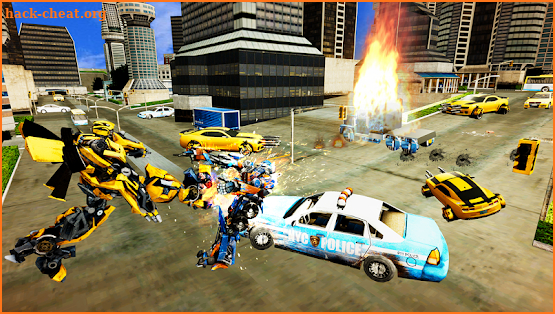 Super Mech Warrior Robot: Muscle Car Transformer screenshot