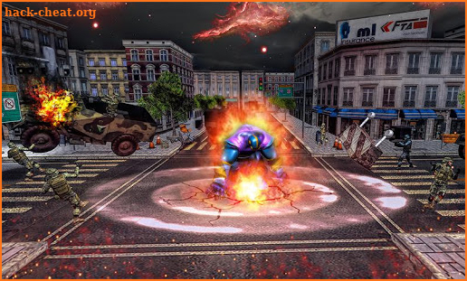 Super Monster Thanos Battle - City Fighting Game screenshot