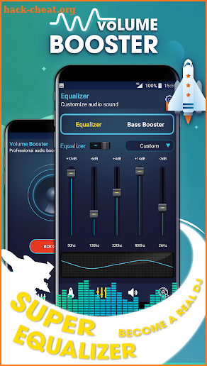 Super Music Volume Booster: Bass Booster Android screenshot