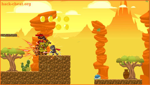 Super Ninja Run: Hell Escape Game screenshot