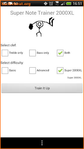 Super Note Trainer 2000XL screenshot