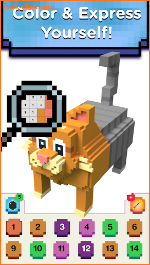 Super Pixel Art Classics - 3D Sandbox Art Game screenshot