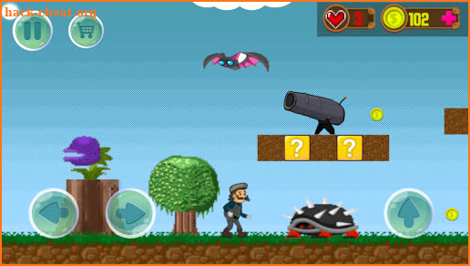 Super Plumber Adventures World 2D Retro Game screenshot