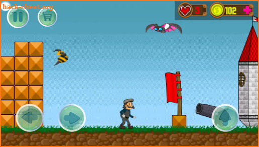 Super Plumber Adventures World 2D Retro Game screenshot