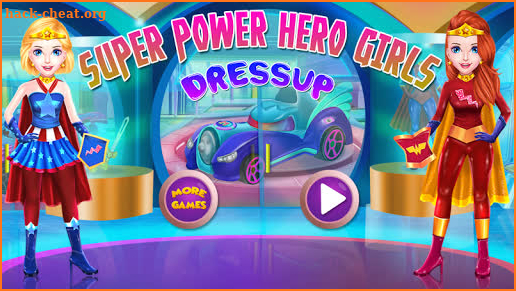 Super Power Hero Girls Dress up screenshot