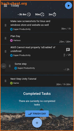 Super Productivity screenshot