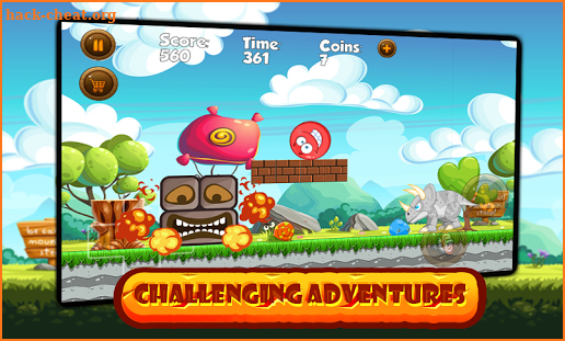 Super Red Ball: Red Ball in the Jungle Adventures screenshot