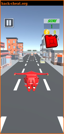 Super Robot Car flying Wings screenshot
