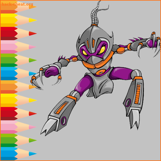 Super Robot Coloring screenshot