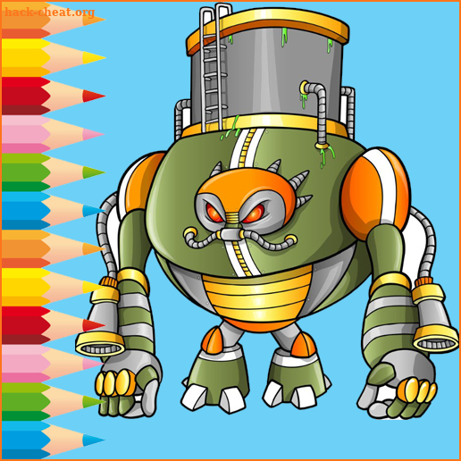 Super Robot Coloring screenshot