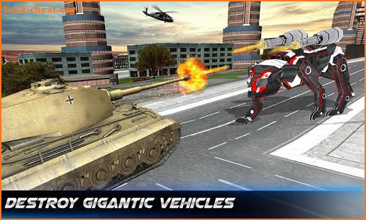 Super Robot Dog Attack: Ultimate Steel Robot Games screenshot