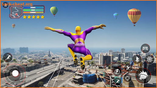 Super Rope Hero: Flying City screenshot