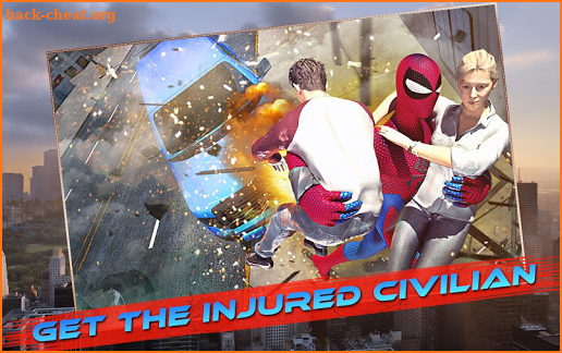 Super Rope Hero Infinity War: Rescue Mission screenshot