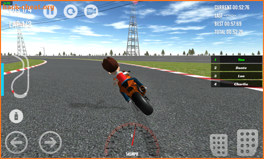 Super Ryder Motor Race 3D - paw racing games free screenshot