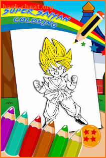 Super Saiyan Coloring Book screenshot