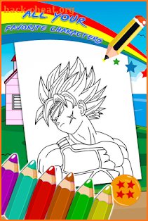 Super Saiyan Coloring Book screenshot